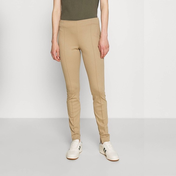 Polo Ralph Lauren Pants - POLO Ralph Lauren Adry Full Length Legging Trouser Small Tan Side Zip #5561